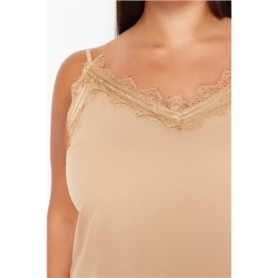Каменное ремешок кружевные плетения Blacy Blouse Blouse TBBSS24AF00070