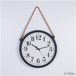 Часы настенные 40 см на веревке / 8416A /уп 10/