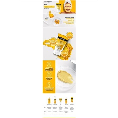 Neutrogena Успокаивающая прозрачная маска для лица с куркумой