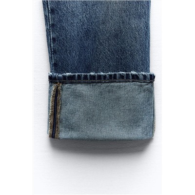 JEANS TRF RECTOS TIRO MEDIO