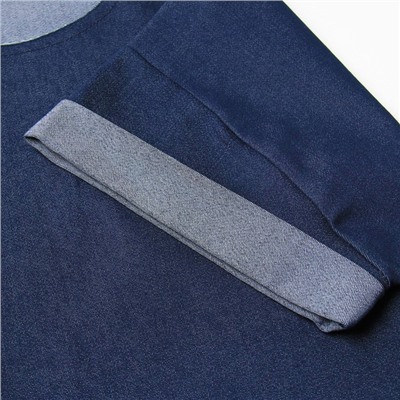 Футболка женская оверсайз MINAKU:  Jeans Collection цвет синий, р-р 44