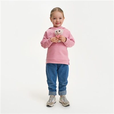 Худи для девочки KAFTAN "Basic line", размер 40 (158-164), цвет розовый