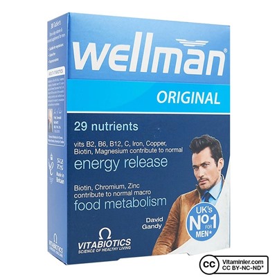 Витабиотики Wellman Original 30 таблеток