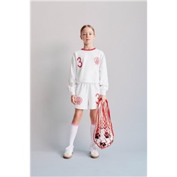 BERMUDA FÚTBOL BORDADO