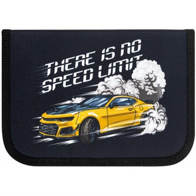Пенал ПИФАГОР Extreme speed, 1 отделение, полиэстер, 19х13 см