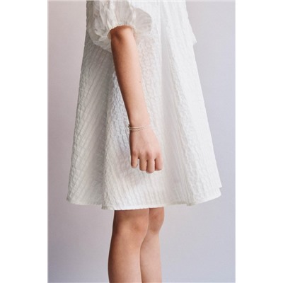 VESTIDO TEXTURA LAZO