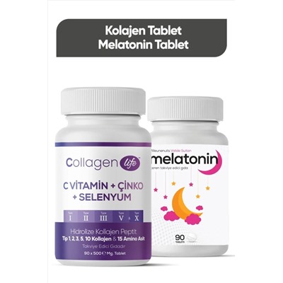 Collagen Life 5 типов коллагена и мелатонина в таблетках Opportunity Set