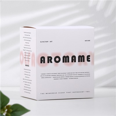 Набор диффузор ароматический "Aromame", гардения жасминовидная, 500мл прямоугольная банка