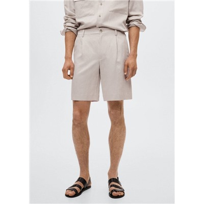 Bermuda lyocell lino  -  Hombre | MANGO OUTLET España
