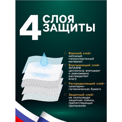 Пеленки впитывающие "ПИЖОН" для животных гелевые, 60 х 40 см, (в наборе 10 шт)