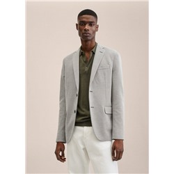 Americana slim fit microestructura -  Hombre | MANGO OUTLET España