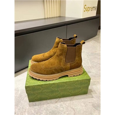 Мужские ботинки челси Gucc*i 💛  Реплика 1:1