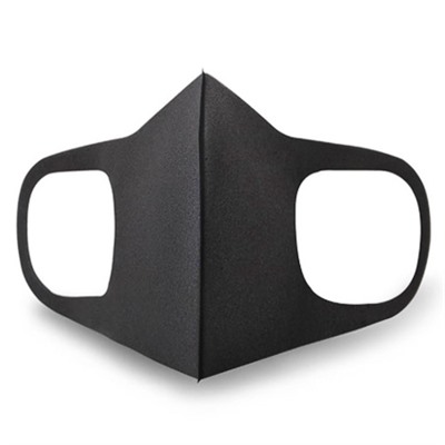 MASK-003 Чёрная многоразовая неопреновая маска оптом