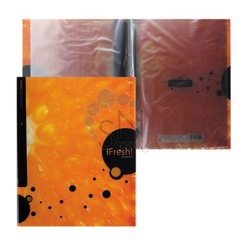 Папка 20 файлов 0,9мм Hatber Ifresh Апельсин 20AV4_11263
