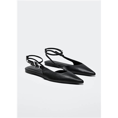 Zapato punta pulsera -  Mujer | MANGO OUTLET España