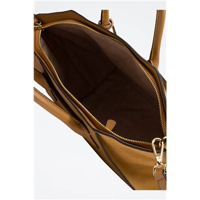 Bolso de piel - Marrón