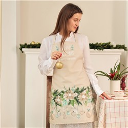 Фартук Этель Beautiful Сhristmas 60×70 см, 100% хлопок, саржа 190 г/м²