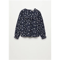 Blusa floral algodón -  Niña | MANGO OUTLET España