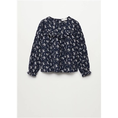 Blusa floral algodón -  Niña | MANGO OUTLET España