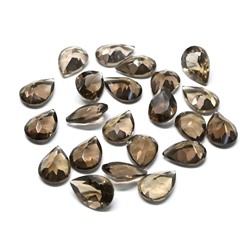 Кабошон из раухтопаза капля гр.13*9мм, 3,25ct.