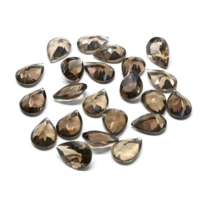 Кабошон из раухтопаза капля гр.13*9мм, 3,25ct.