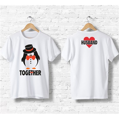 Футболка мужская "Husband /Pingvin Love/" SALE