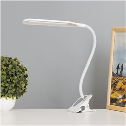 Светильник настольный на прищепке «Офисный белый» 24LED USB 11×7.5×60.5 см RISALUX