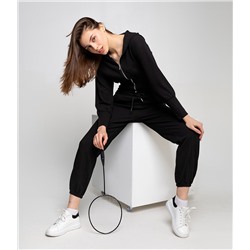 Спортивный костюм #КТ673, чёрный
