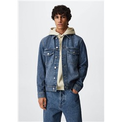Cazadora vaquera bolsillos -  Hombre | MANGO OUTLET España