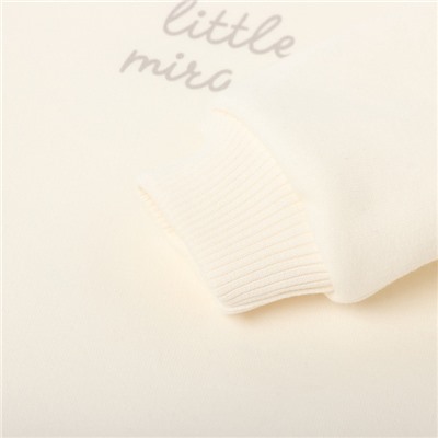 Боди Крошка Я "Little miracle", рост 68-74 см, молочный
