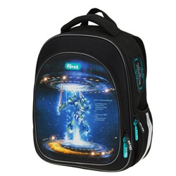 Ранец Först F-LIGHT "Neo future" 37*28*16см, 2 отделения, 2 кармана, анатомическая спинка