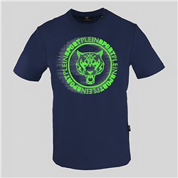 Plein Sport - camiseta - algodón - azul marino