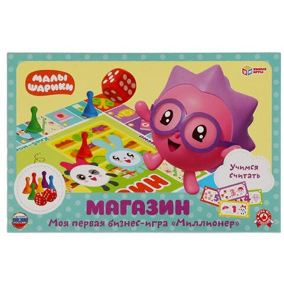 Настольная бизнес-игра "Миллионер", АССОРТИ, 330х220х30 мм, УМНЫЕ ИГРЫ