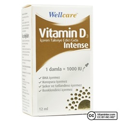 Wellcare Витамин D3 Intense 1000 МЕ 12 мл Капли