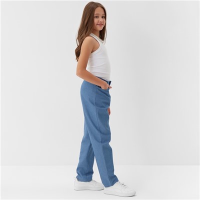 Джинсы для девочки MINAKU: Jeans collection, цвет синий, рост 158 см