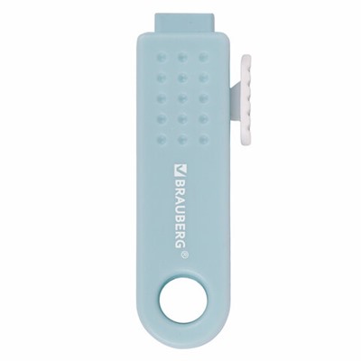 Ластики выдвижные BRAUBERG "Slider Mini", НАБОР 3 ШТУКИ, 68х12х8 мм, пастельные цвета, блистер, 271992