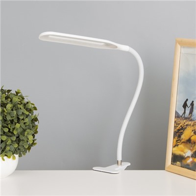 Светильник настольный на прищепке «Офисный белый» 24LED USB 11×7.5×60.5 см RISALUX