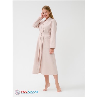 Женский вафельный халат с планкой В-02 (31)