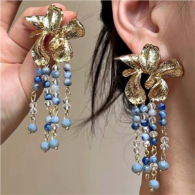 Серьги длинные на гвоздиках арт. 13 3590 (id 276474)