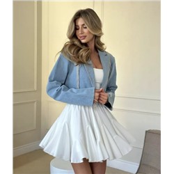 Юбка женская летняя мини-юбка с рюшами