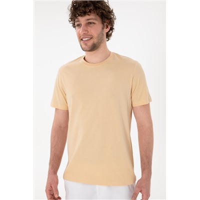 Мужская обычная подходная велосипедная шейка Beige Basic T -Fish Surprise Scount в корзине