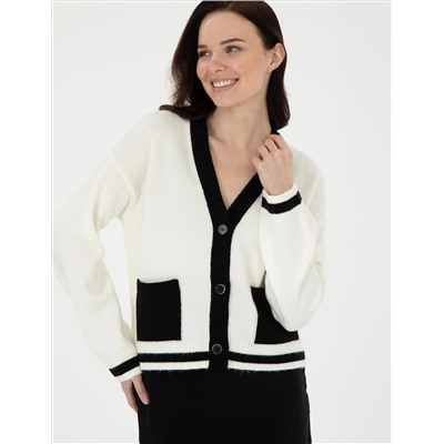 Ecru Comfort Fit Nititual Cardigan