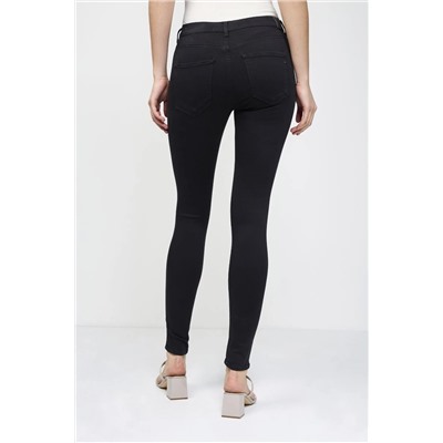 Pantalón skinny fit de tiro alto Stella - Negro