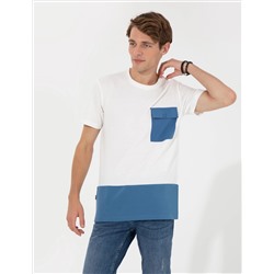 Ekru Slim Fit Printed Bike Bike T -For