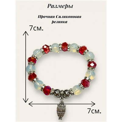 Браслет Лунный камень Б12 тип 6
