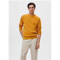 Jersey algodón estructura -  Hombre | MANGO OUTLET España