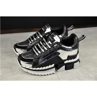 Кроссовки DOLCE & GABBANA Super king из натуральной кожи