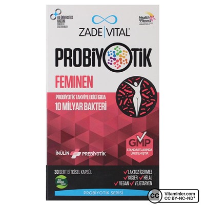 Zade Vital Пробиотик женский 30 капсул