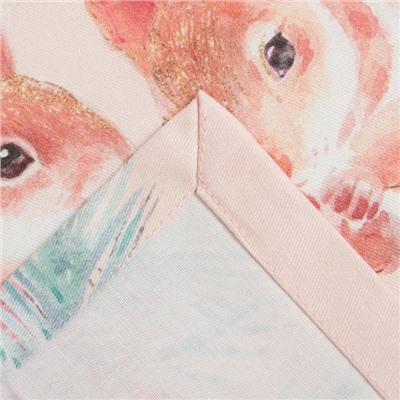 Набор салфеток Этель Pink magic, 40×40 см - 4 шт., хлопок, саржа