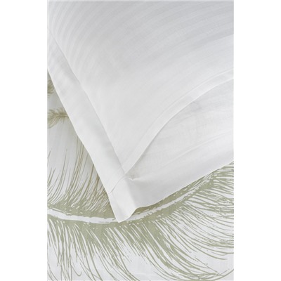 Постельное белье Карвен Stripe Satin с цветным принтом семейное N251-SB014 (7пр.) (Акция)